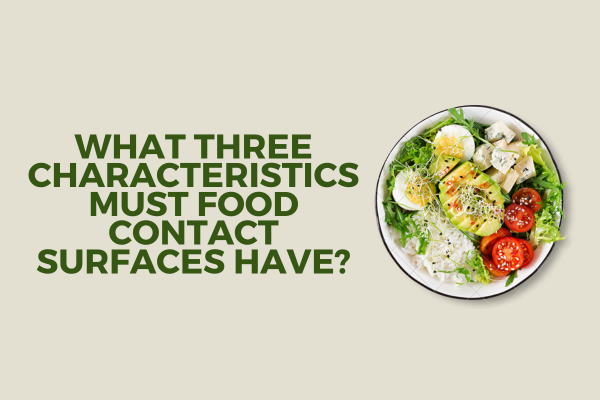 What Three Characteristics Must Food Contact Surfaces Have? 6 Most Important Questions