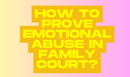 How to Prove Emotional Abuse in Family Court?