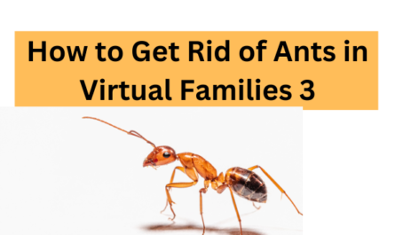 How to Get Rid of Ants in Virtual Families 3?