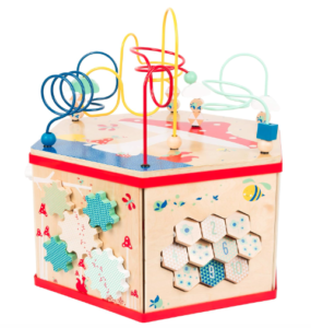 Classic 7-Sided Interactive Wooden Toy