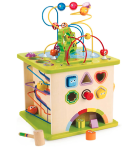 Country Critters Wooden Activity Play Cube