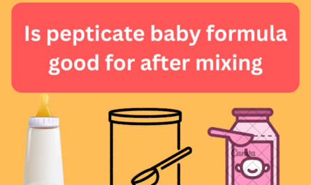 Is pepticate baby formula good for after mixing?