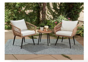 Quality Outdoor Living 65-YZ03HM Hermosa 3 Piece Chat Set